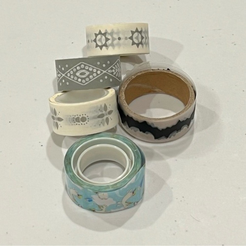 Washi Tape Lot Unicorn and More Set of Four
